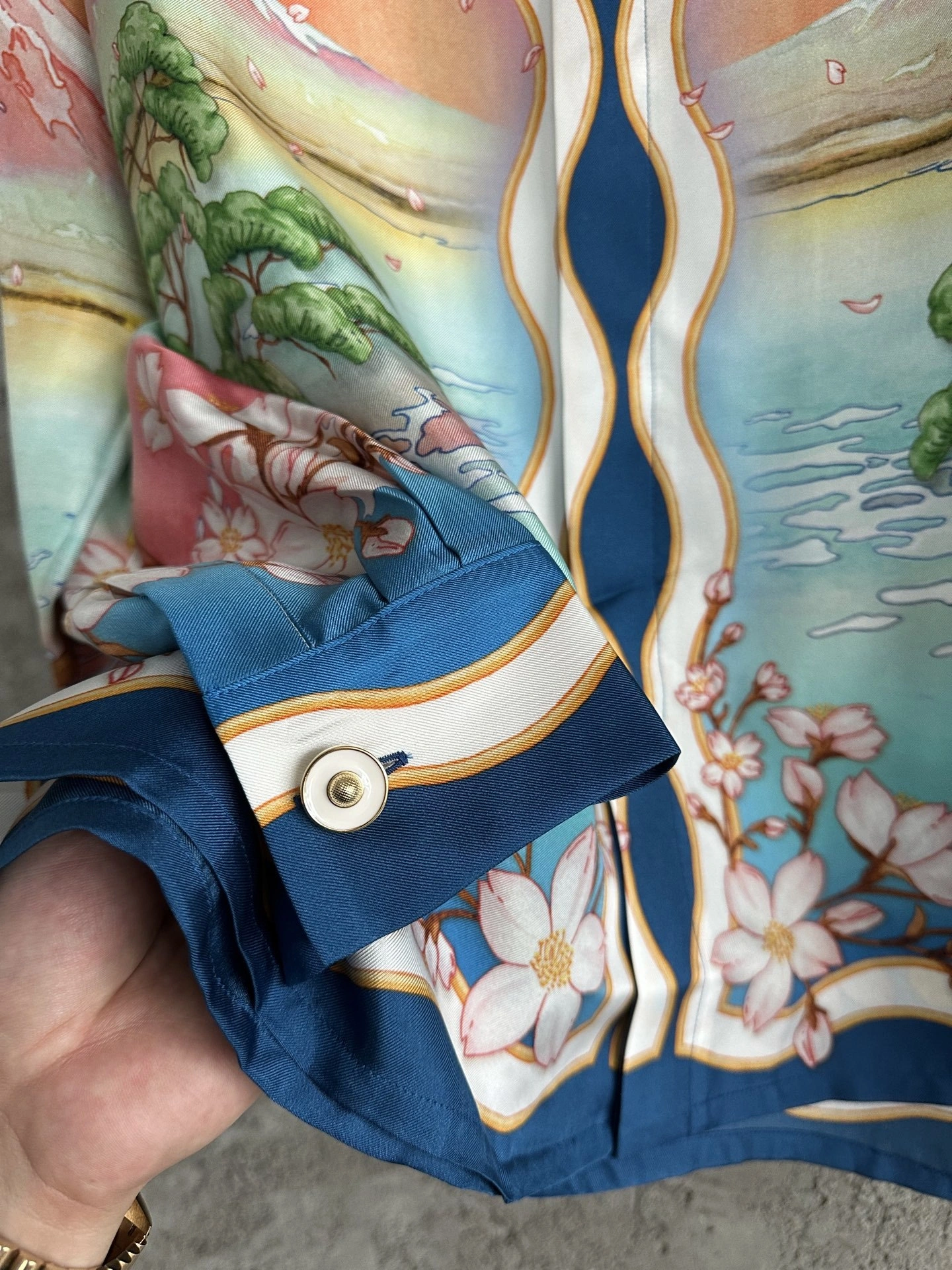wg.luxury- 31s1281931 Real silk oversize item:E-F409I0901